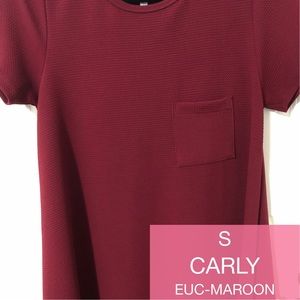 LulaRoe Maroon Carly Dress